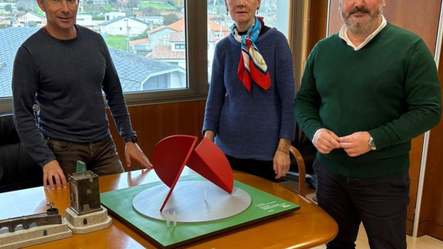 Familiares de represaliados y el alcalde de Culleredo. | LOC