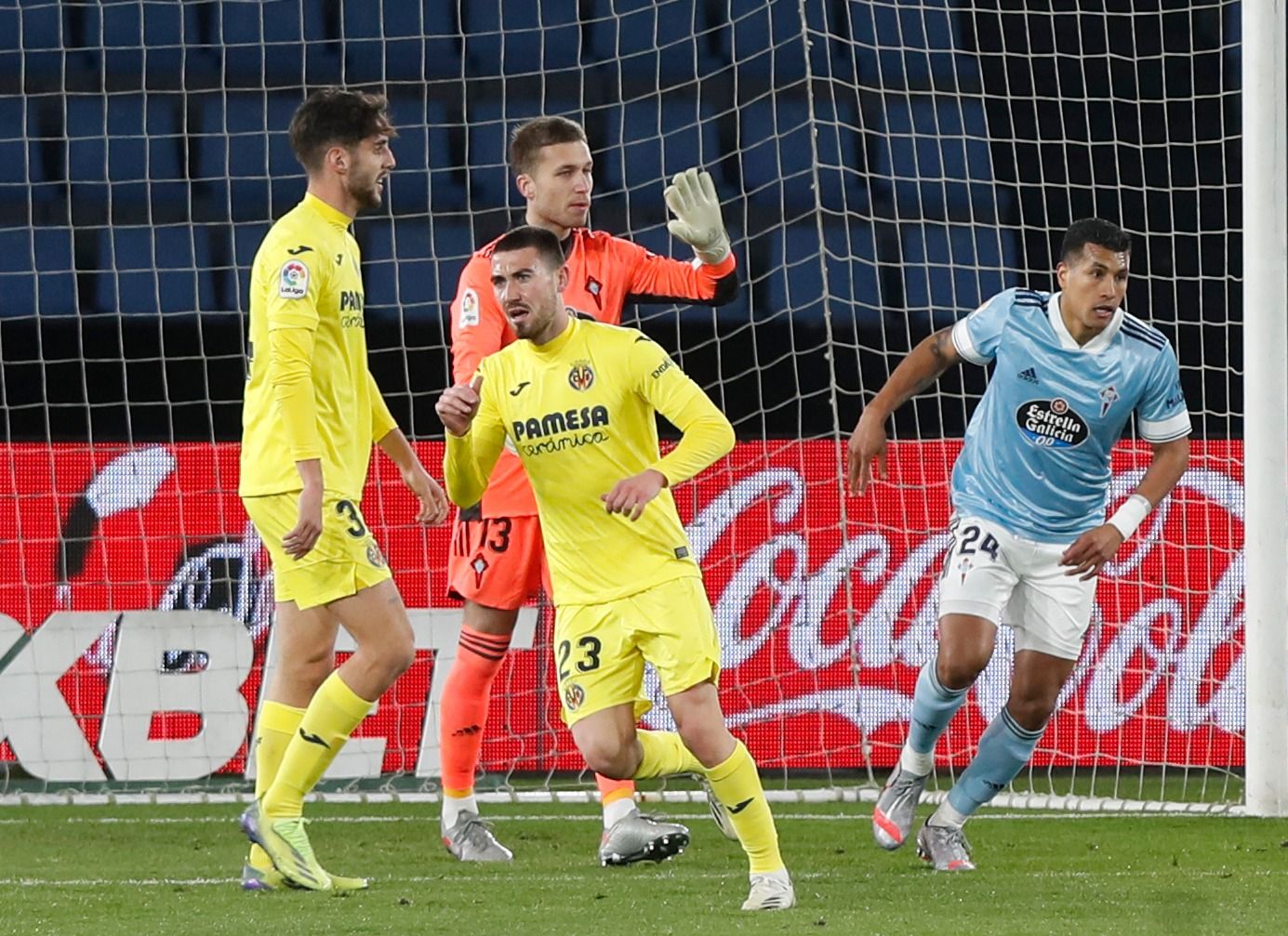 El Celta-Villarreal, en imágenes