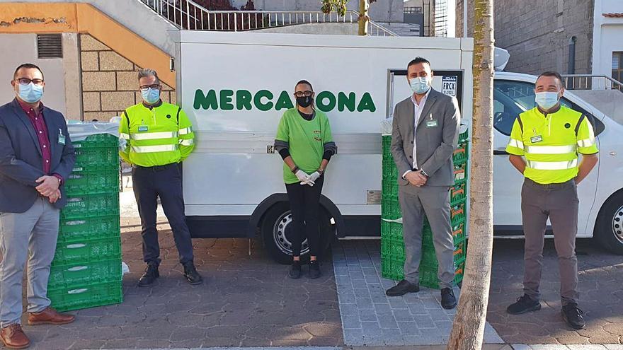 Las donaciones se realizan gracias a los recursos logísticos y humanos de Mercadona.