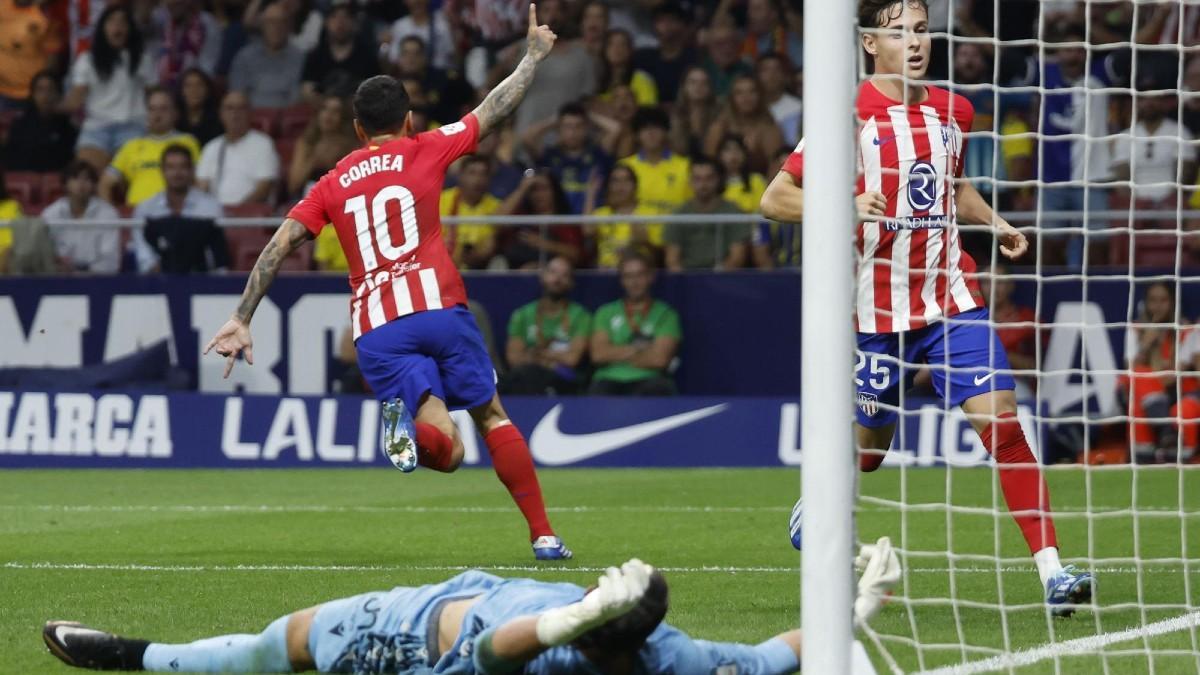 Correa se echó al equipo a la espalda en la remontada ante el Cádiz (3-2)