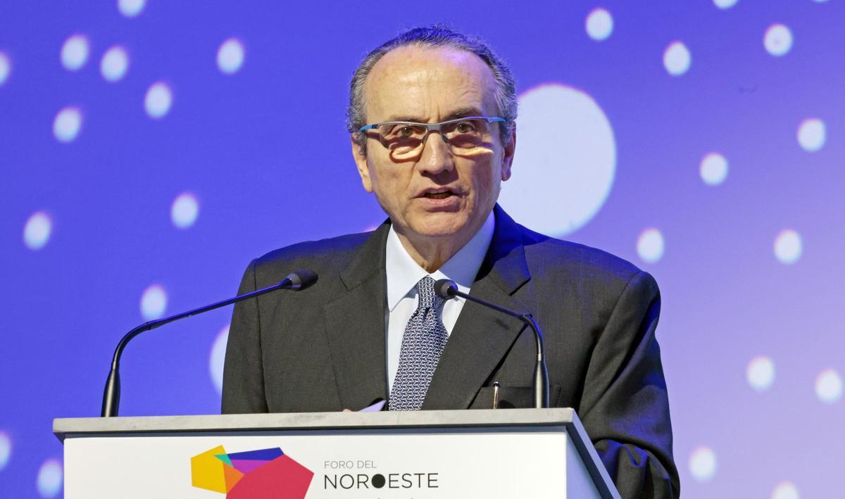Javier Moll, presidente de Prensa Ibérica, en la pasada edición del Foro Noroeste.