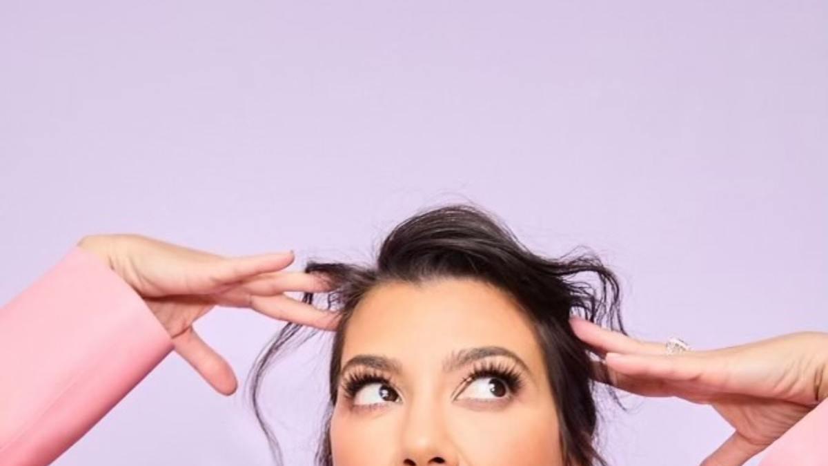 Kourtney Kardashian en una imagen de su nueva firma de vitaminas