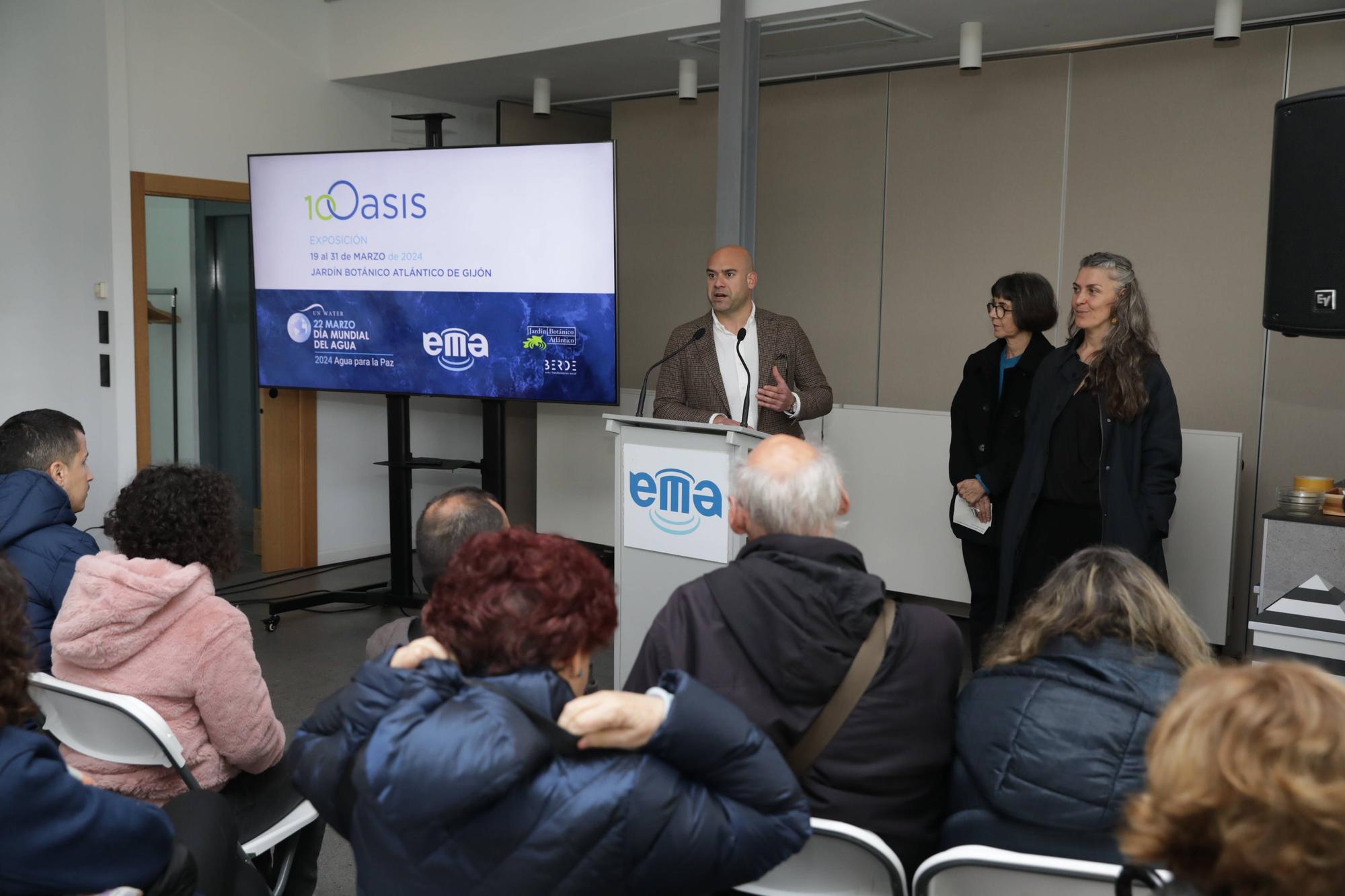 En imágenes: Presentación de "10 Oasis" en el Jardín Botánico de Gijón