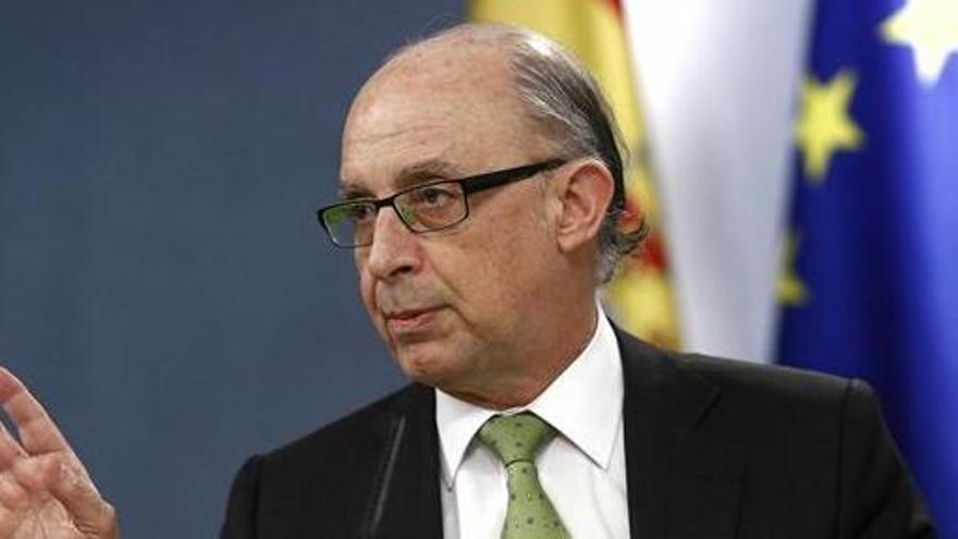 Montoro, en la rueda de prensa posterior al Consejo de Ministros.