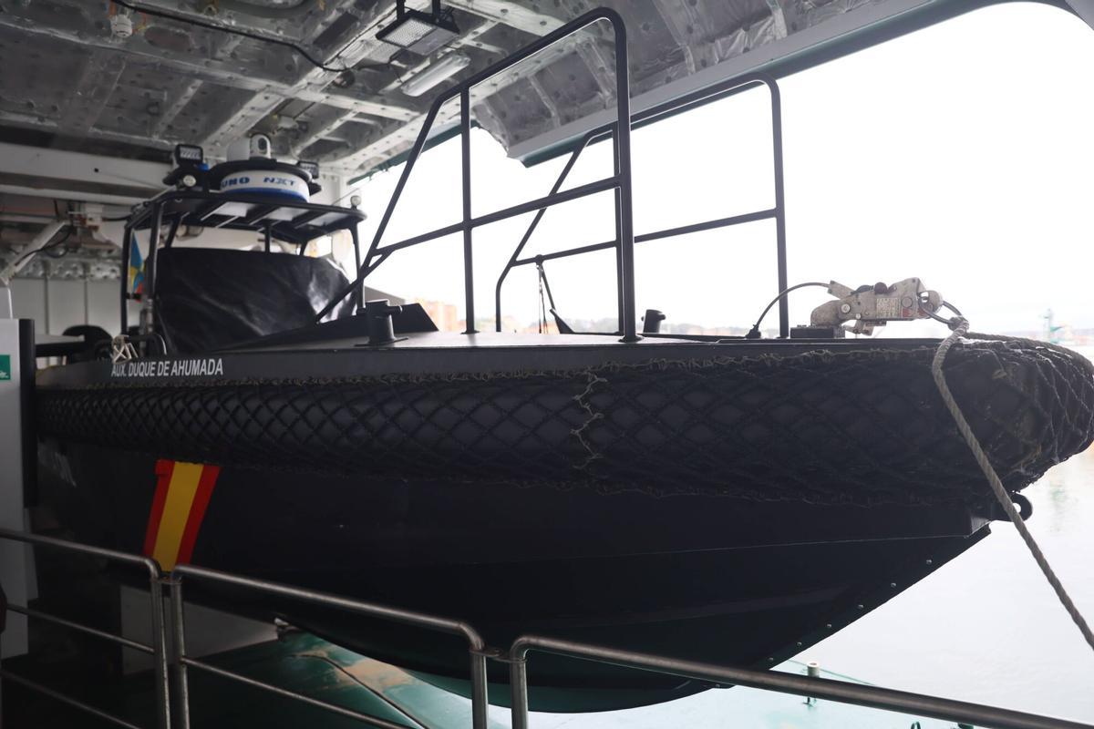 En imágenes: Así son las entrañas del "Conde de Ahumada", el buque más moderno de la Guardia Civil