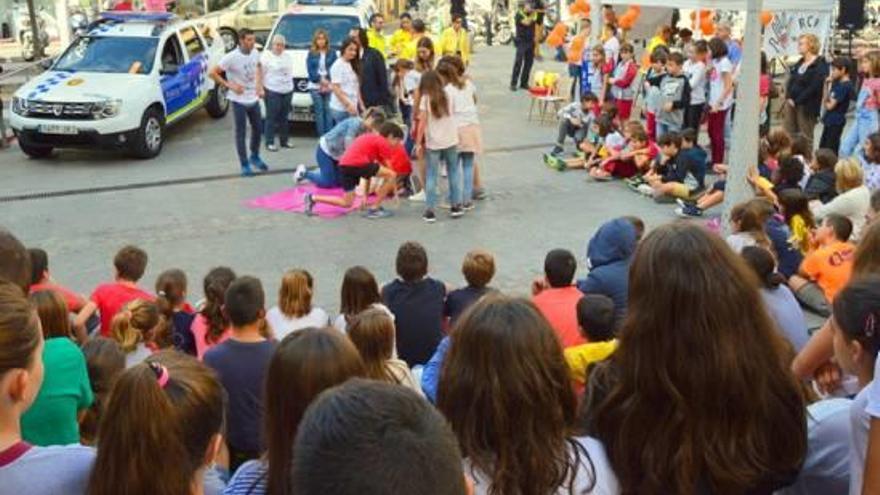 La jornada per a escolars celebrada ahir al matí a Blanes.