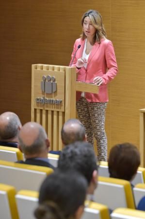 18-01-2018 LAS PALMAS DE GRAN CANARIA. Xiana Méndez, secretaria de Estado de Comercio, en el foro de la Asociación para el Progreso de la Dirección en Canarias, en Cajamar. Fotógrafo: ANDRES CRUZ  | 18/01/2019 | Fotógrafo: Andrés Cruz