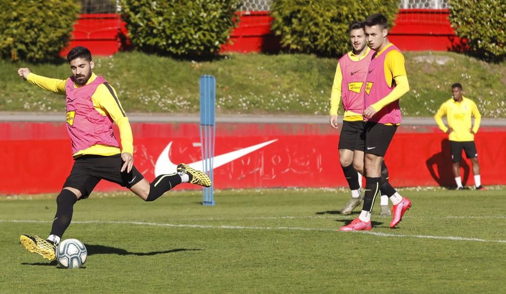 Entrenamiento del Sporting