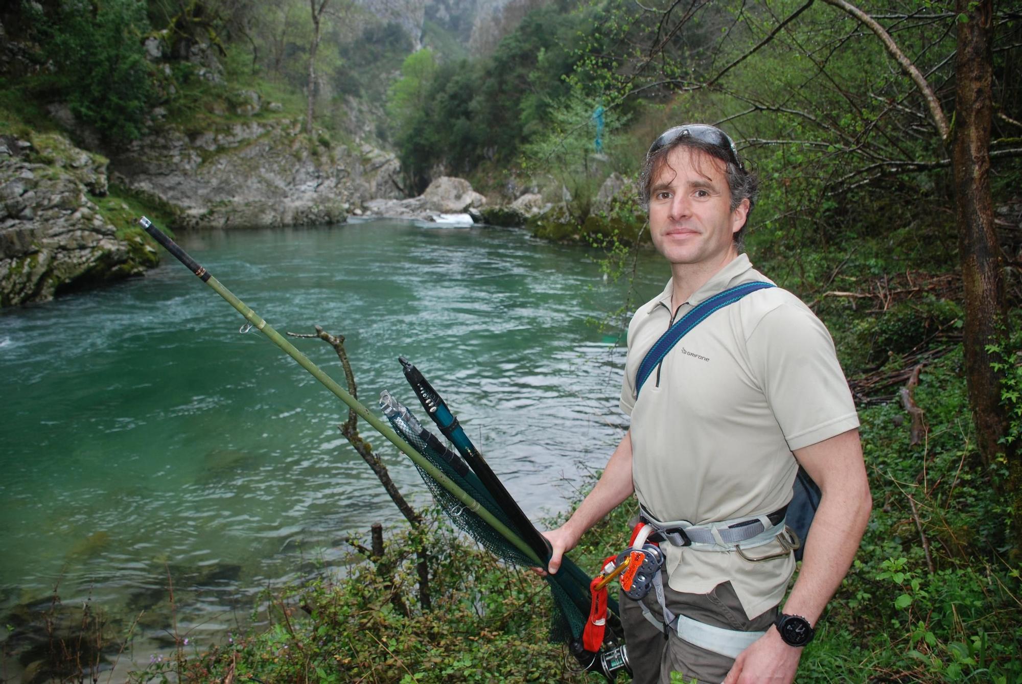 Apertura de la temporada del salmón en el Cares