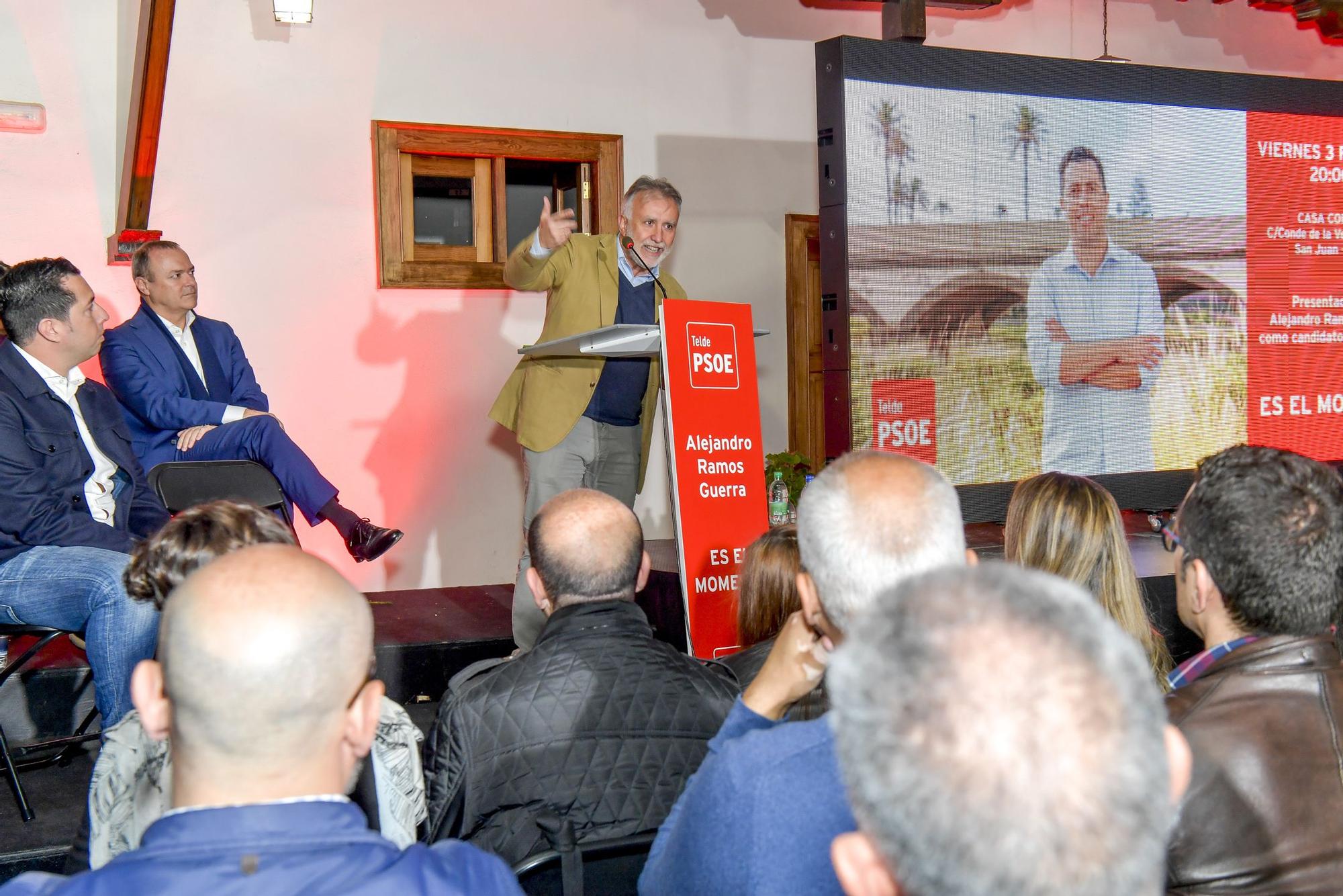 Presentación del candidato del PSOE Alejandro Ramos
