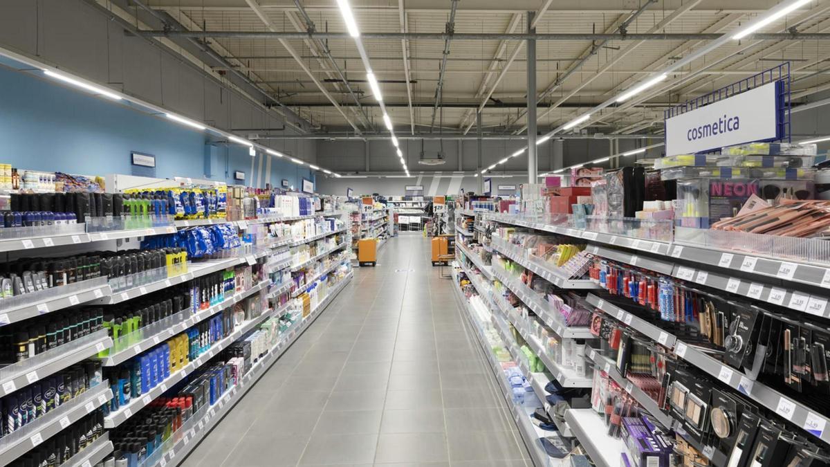 El interior de la tienda de descuentos holandesa Action