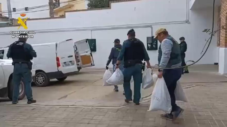 Dos albaneses detenidos por cultivar marihuana en un casa rural de la Sierra de las Nieves