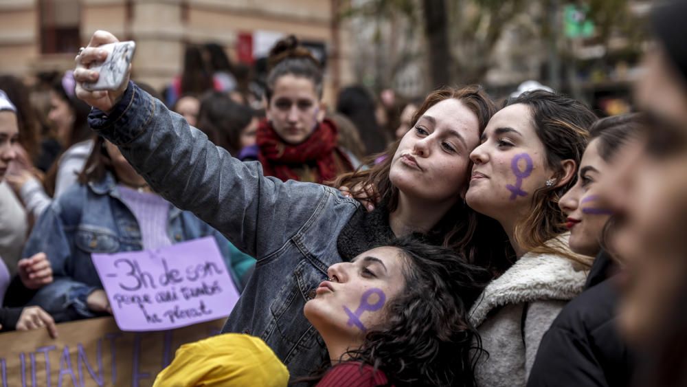 Manifestación en Palma por el Día Internacional de la Mujer