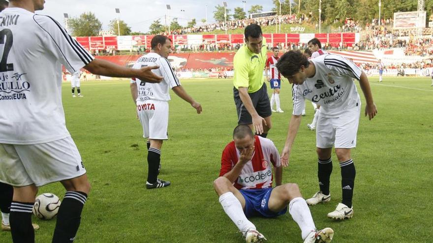 L&#039;àrbitre del partit del Ceuta, en un altre dia històric