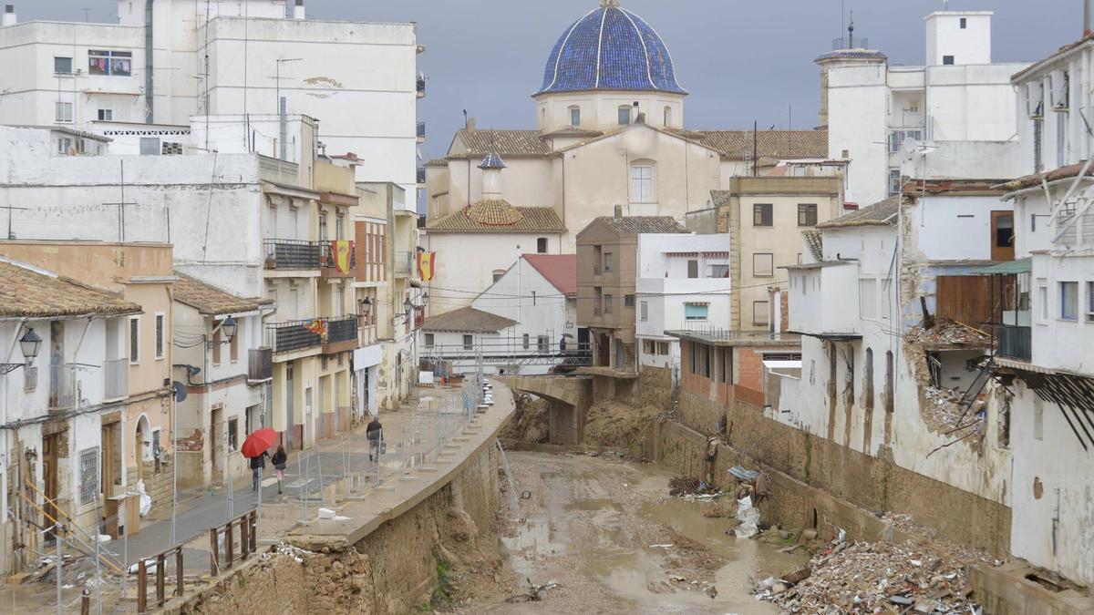 Barranco de Chiva, tras la dana.