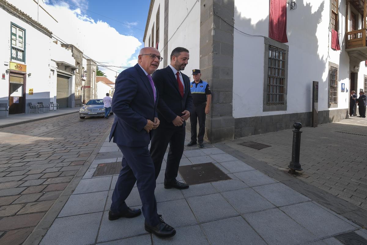 El presidente del Cabildo de Gran Canaria, Antonio Morales, visita Telde El presidente del Cabildo de Gran Canaria, Antonio Morales, visita Telde