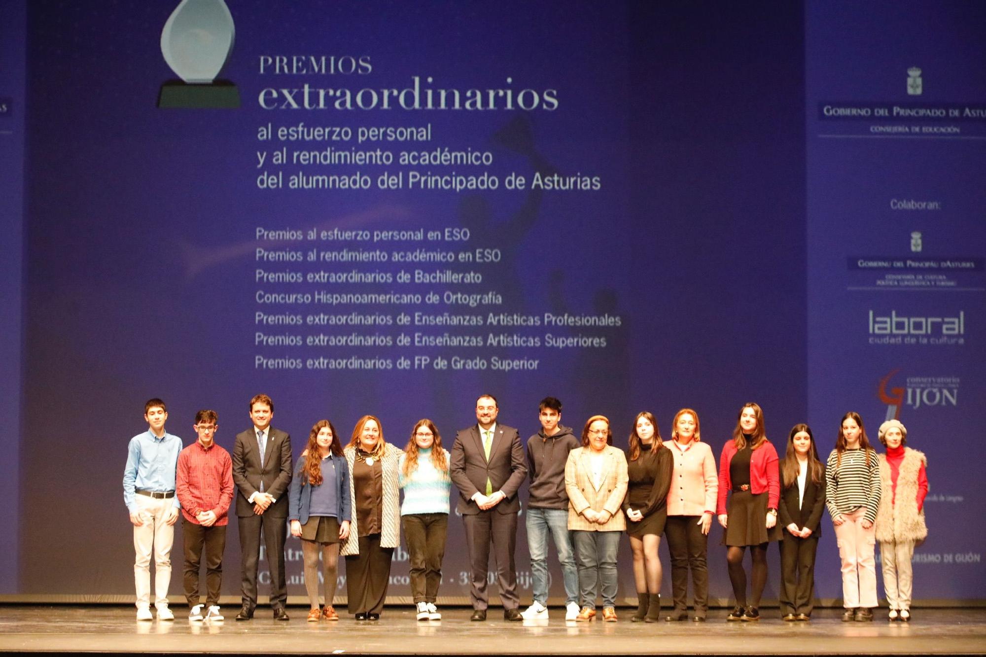 En imágenes: Así fue la ceremonia de entrega de los premios extraordinarios al esfuerzo personal