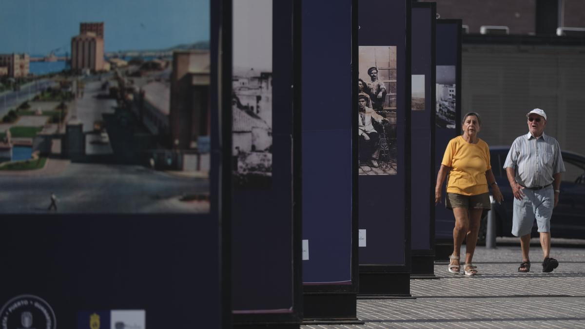 Exposición Fotografías Antiguas sobre la Isleta