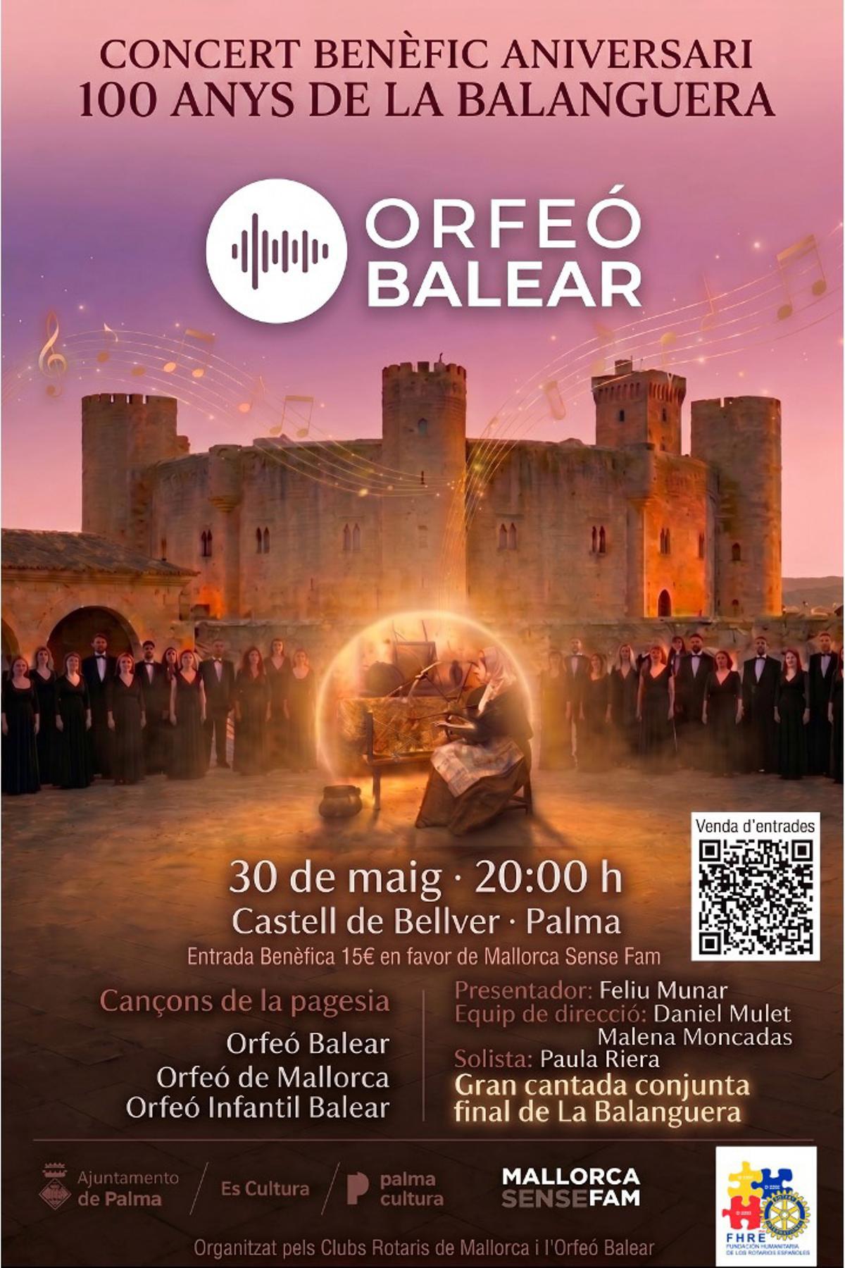 Unos 150 cantantes participarán en este concierto.