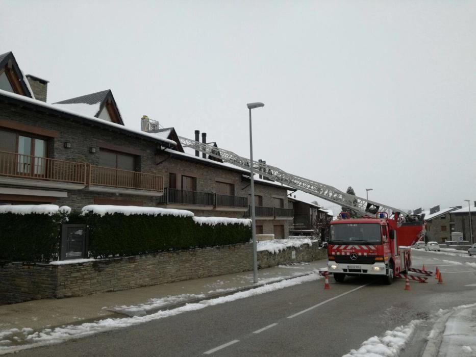 Incendi en una casa de Puigcerdà