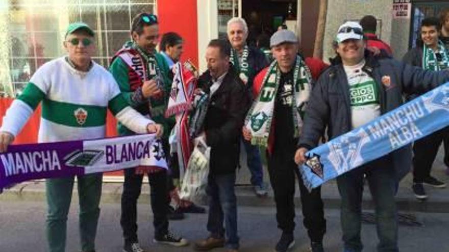 La peña Ifema viajó a Albacete con Pelucas Verdes y Brigadas Franjiverdes.