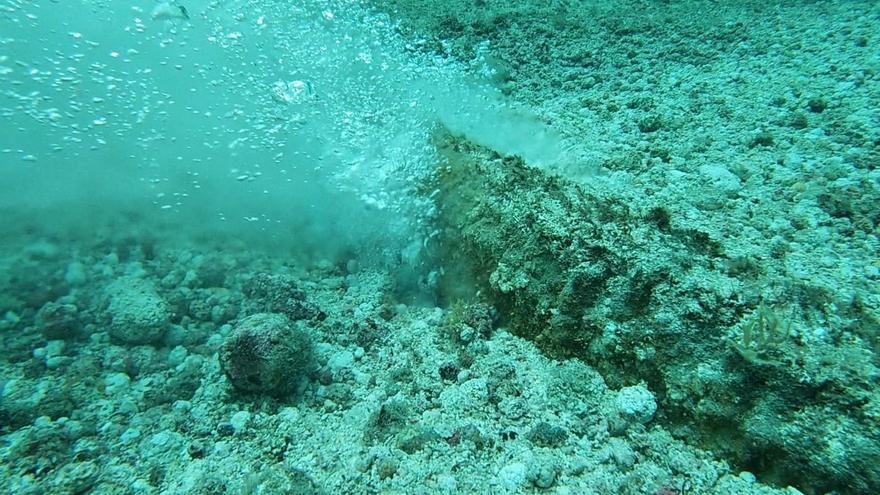 La tubería submarina de La Graciosa vuelve a sufrir una rotura
