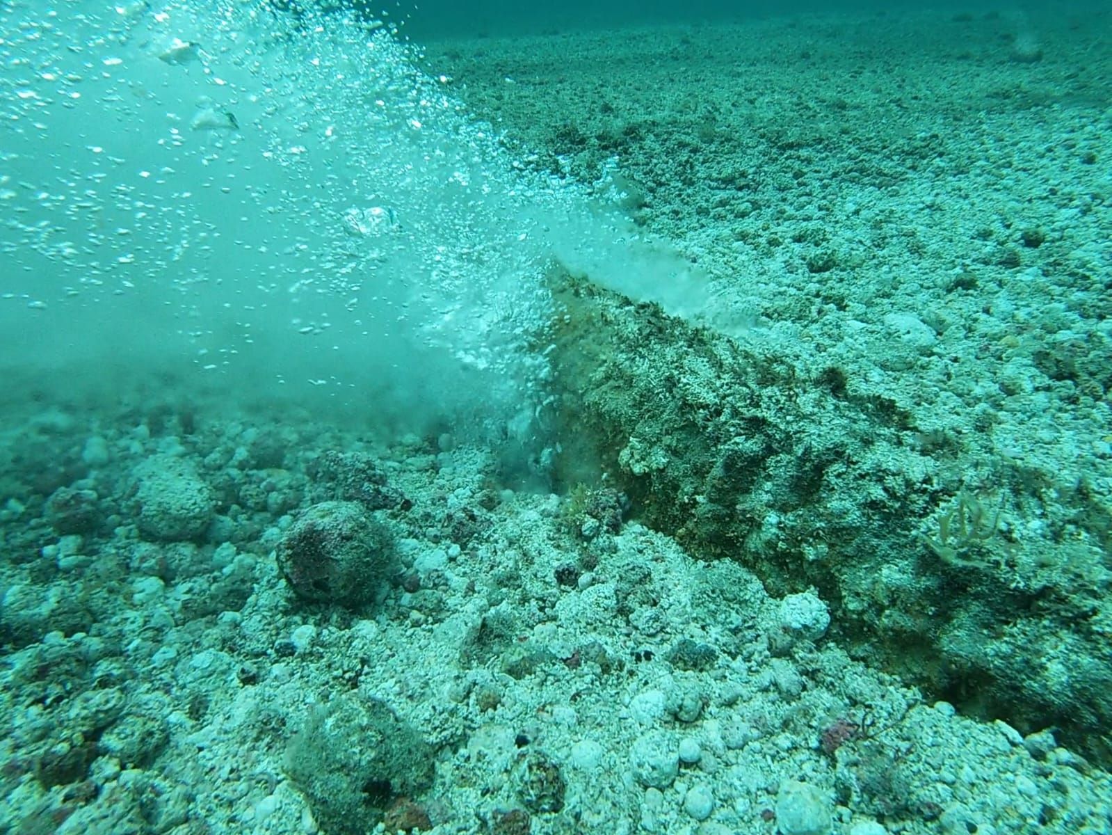 Reparación de la tubería submarina de agua potable entre Lanzarote y La Graciosa