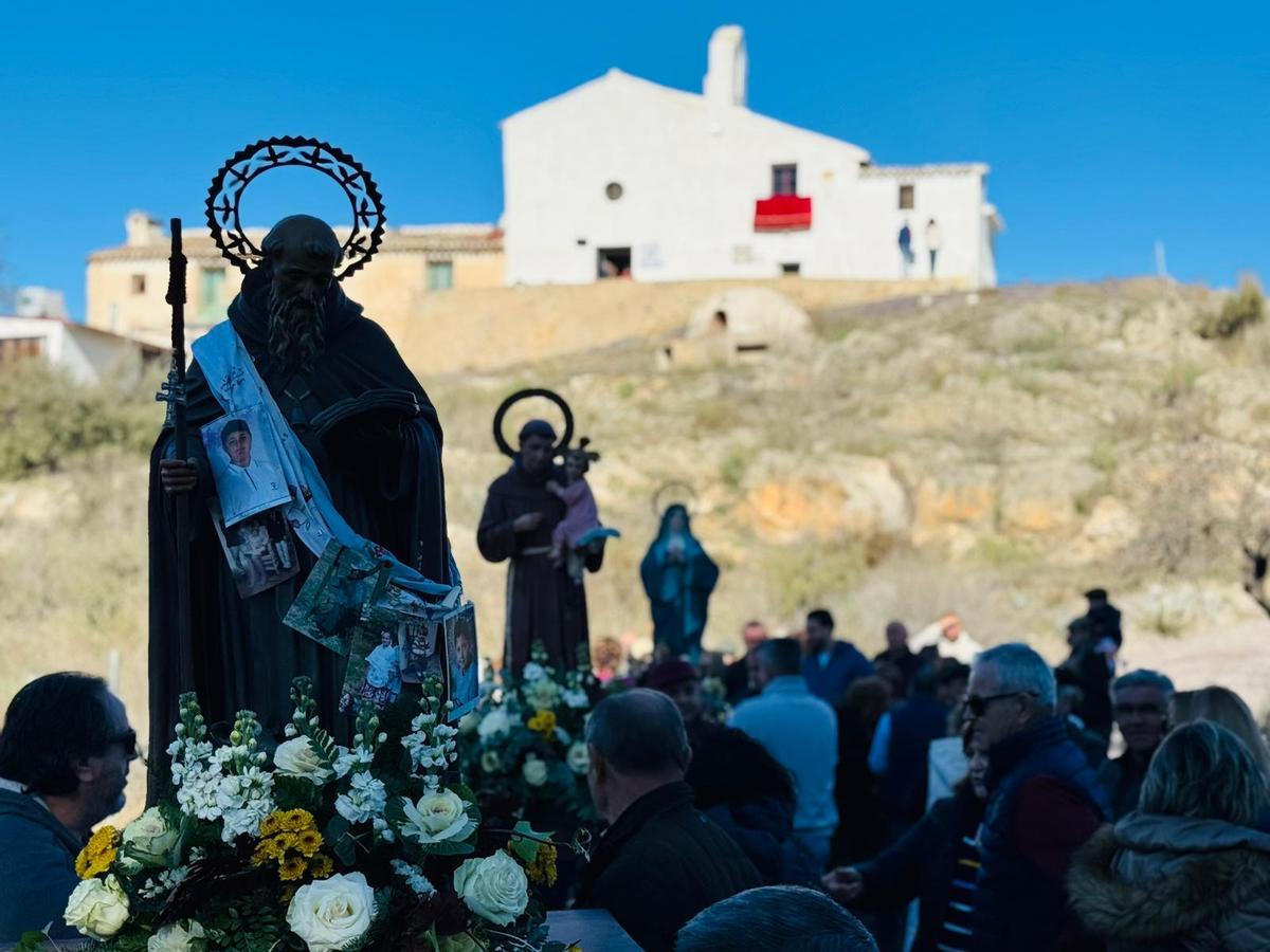 Un instante de la romería celebrada este domingo.
