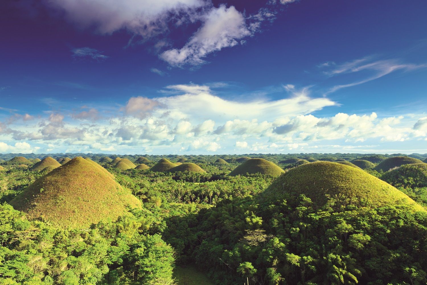 Colinas de chocolate de Filipinas.