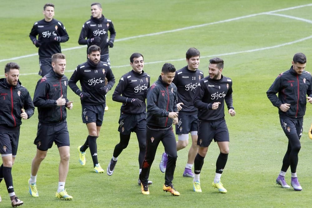 Entrenamiento del Sporting