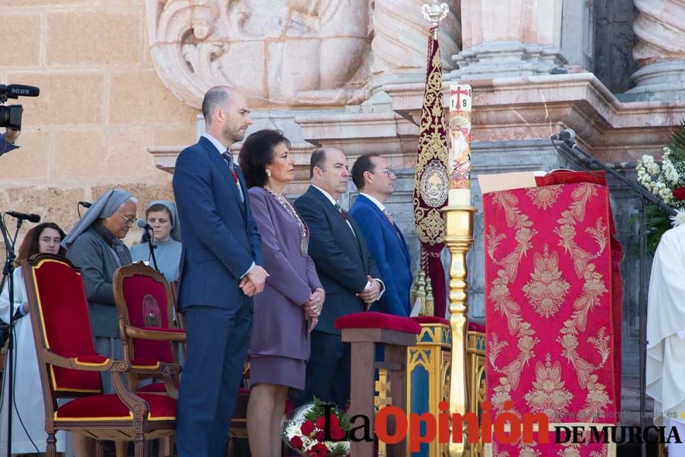 Ofrenda de flores en Caravaca