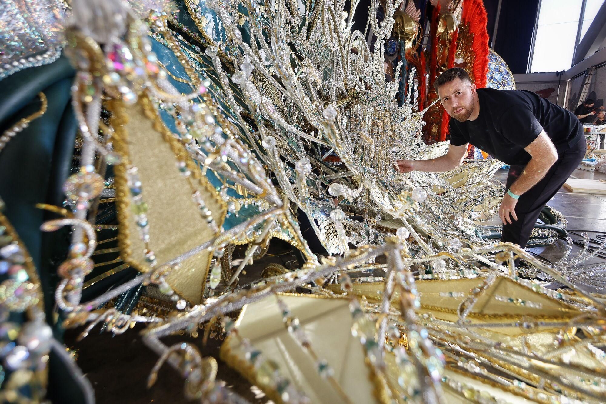 Backstage de la Gala de la Reina de Santa Cruz de Tenerife