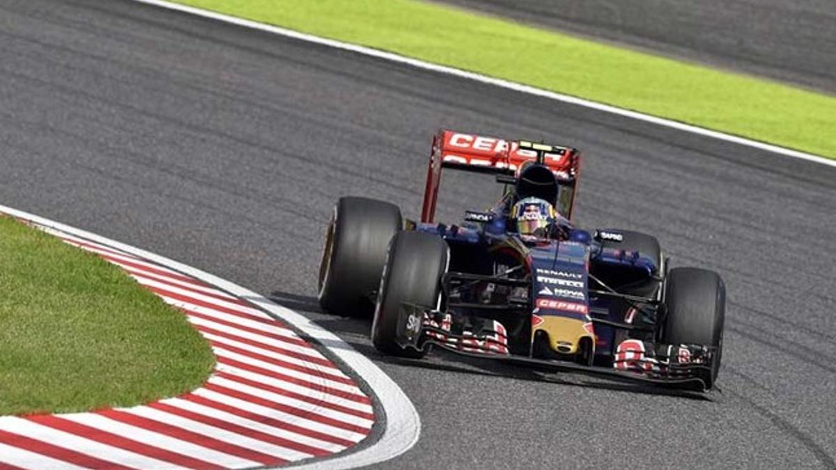 Carlos Sainz durante el Gran Premio de Japón