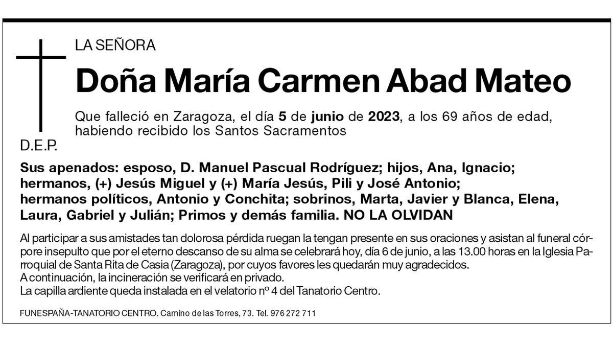 María Carmen Abad Mateo