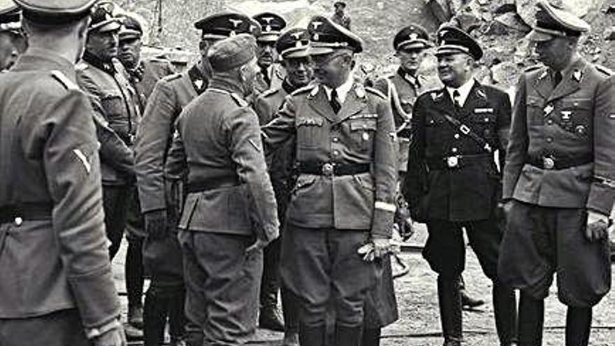 Visita de Heinrich Himmler a Mauthausen en 1941.