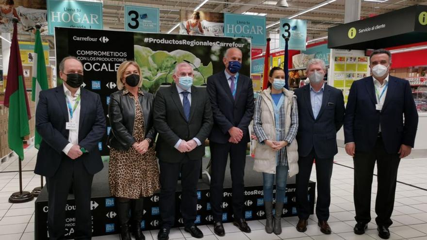 Carrefour inicia una campaña de promoción de los productos Sabor a Málaga