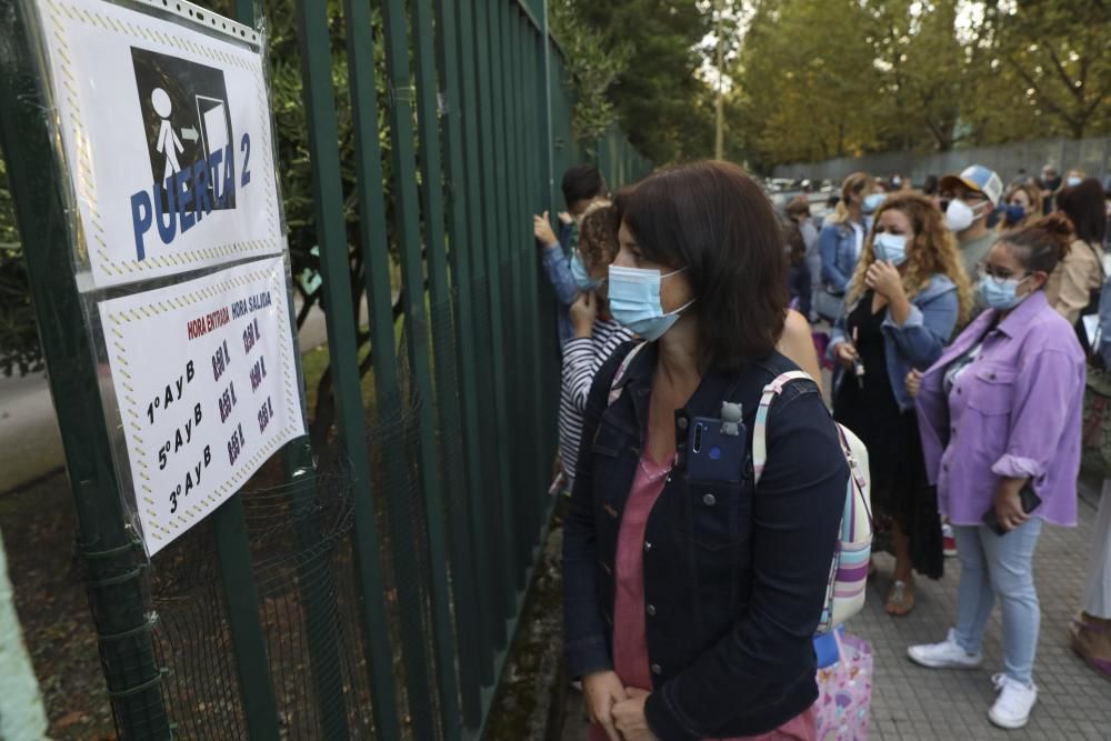 Avilés: inicio del curso más marcado por el covid