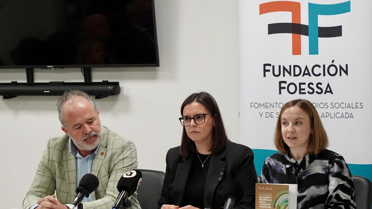 Roda de premsa de presentació de l’informe de la Fundació Foessa.