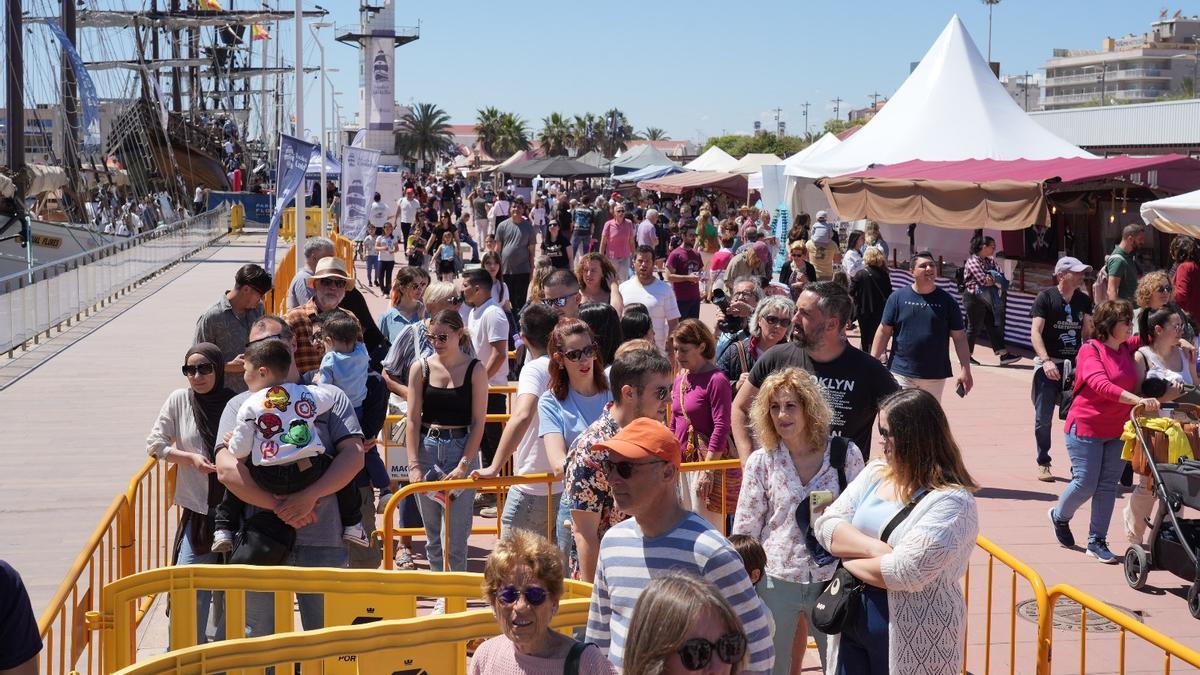 Visitantes a Escala a Castelló, este lunes.