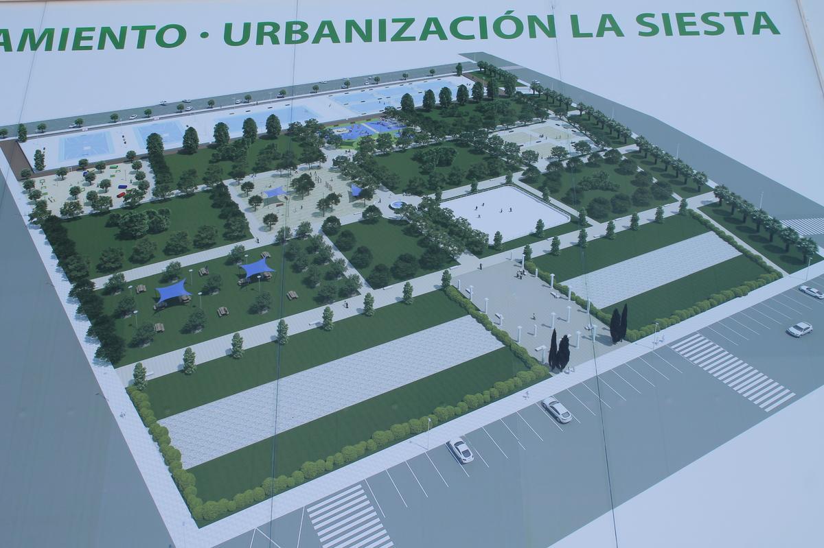 Recreación de la obra del parque presentada en 2015 -sin proyecto- y la única que se conoce sobre la actuación