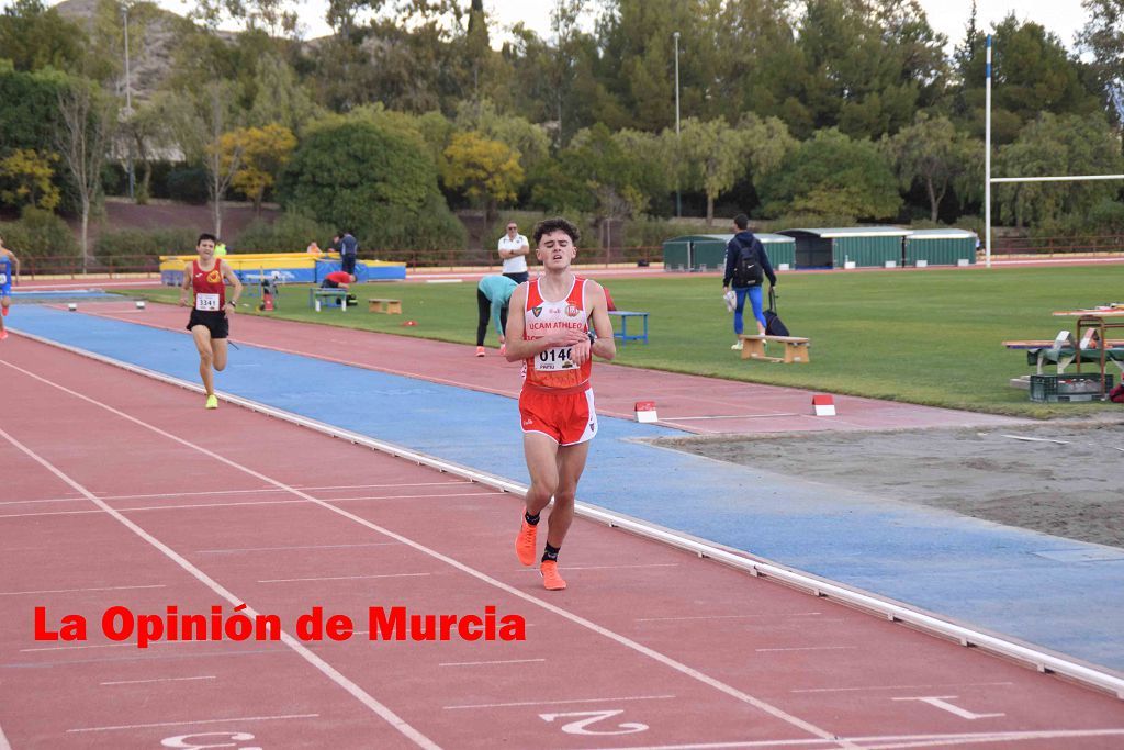 Regional absoluto y sub-23 de atletismo en Lorca