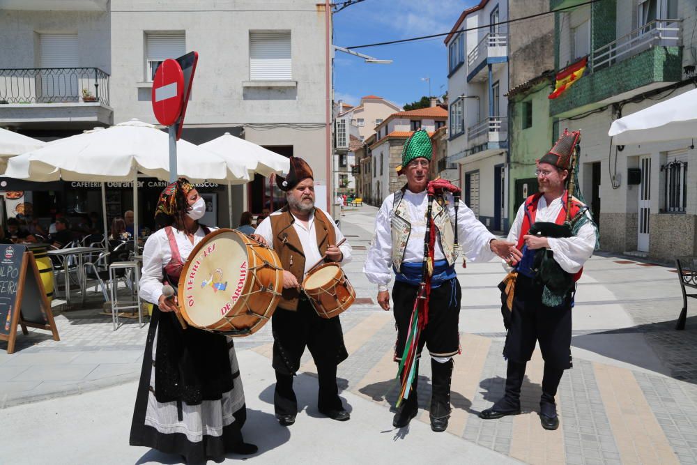 Así vivieron los arousanos el Día de Galicia.