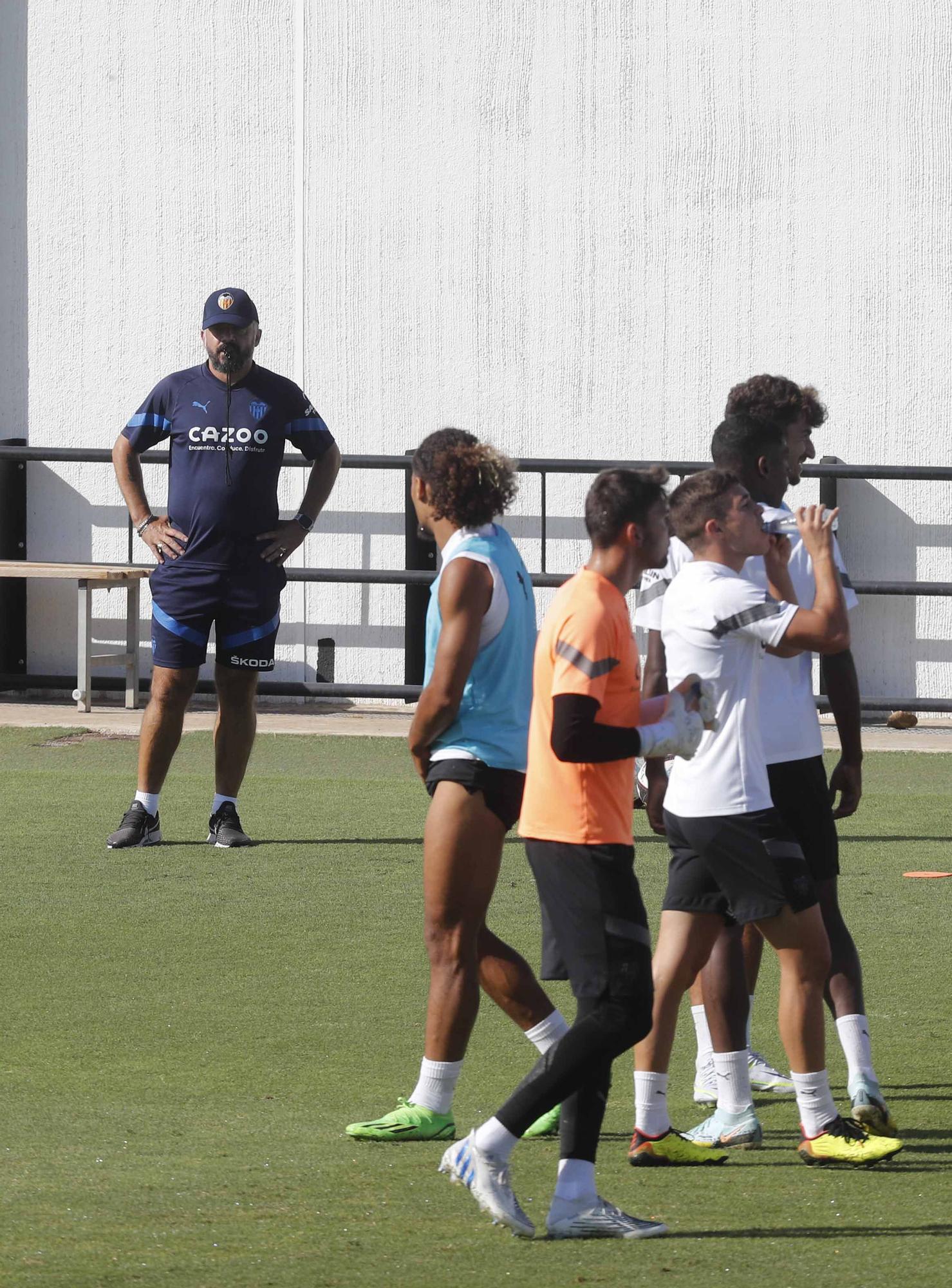 Entrenamiento previo a la segunda jornada de Laliga frente al Athletic de Bilbao