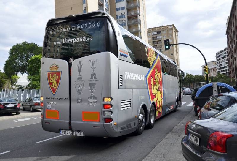 Fotogalería: Salida del Real Zaragoza a Murcia