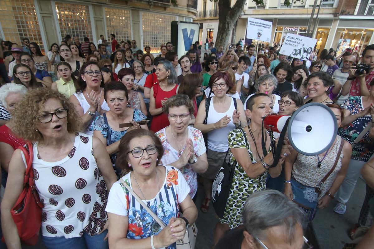 Concentración en Córdoba contra "La Manada"