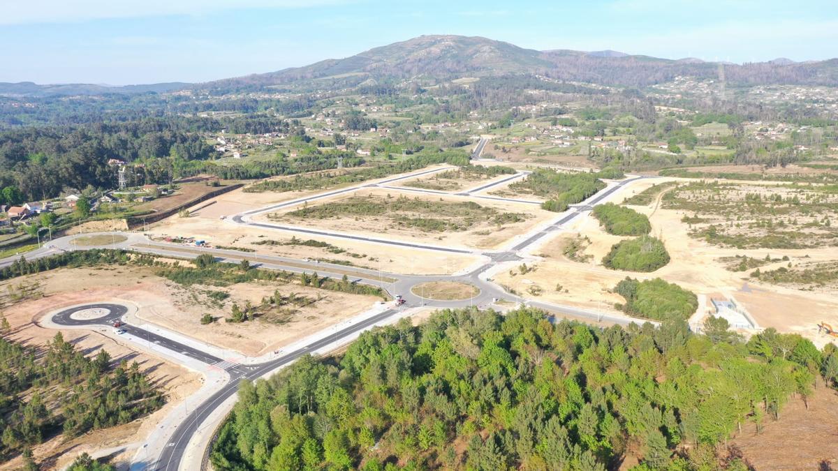 Vista aérea de la Plisan de Salvaterra