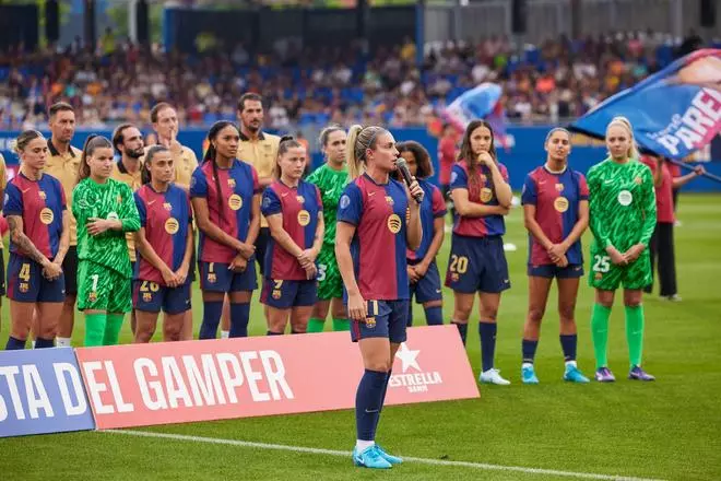 FC Barcelona - AC Milan, el Gamper femenino, en imágenes.