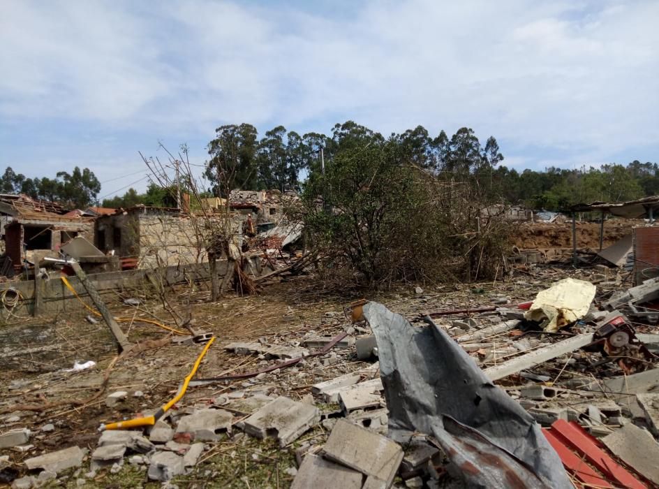 Explosión en Tui, Pontevedra | Así amanece la zona