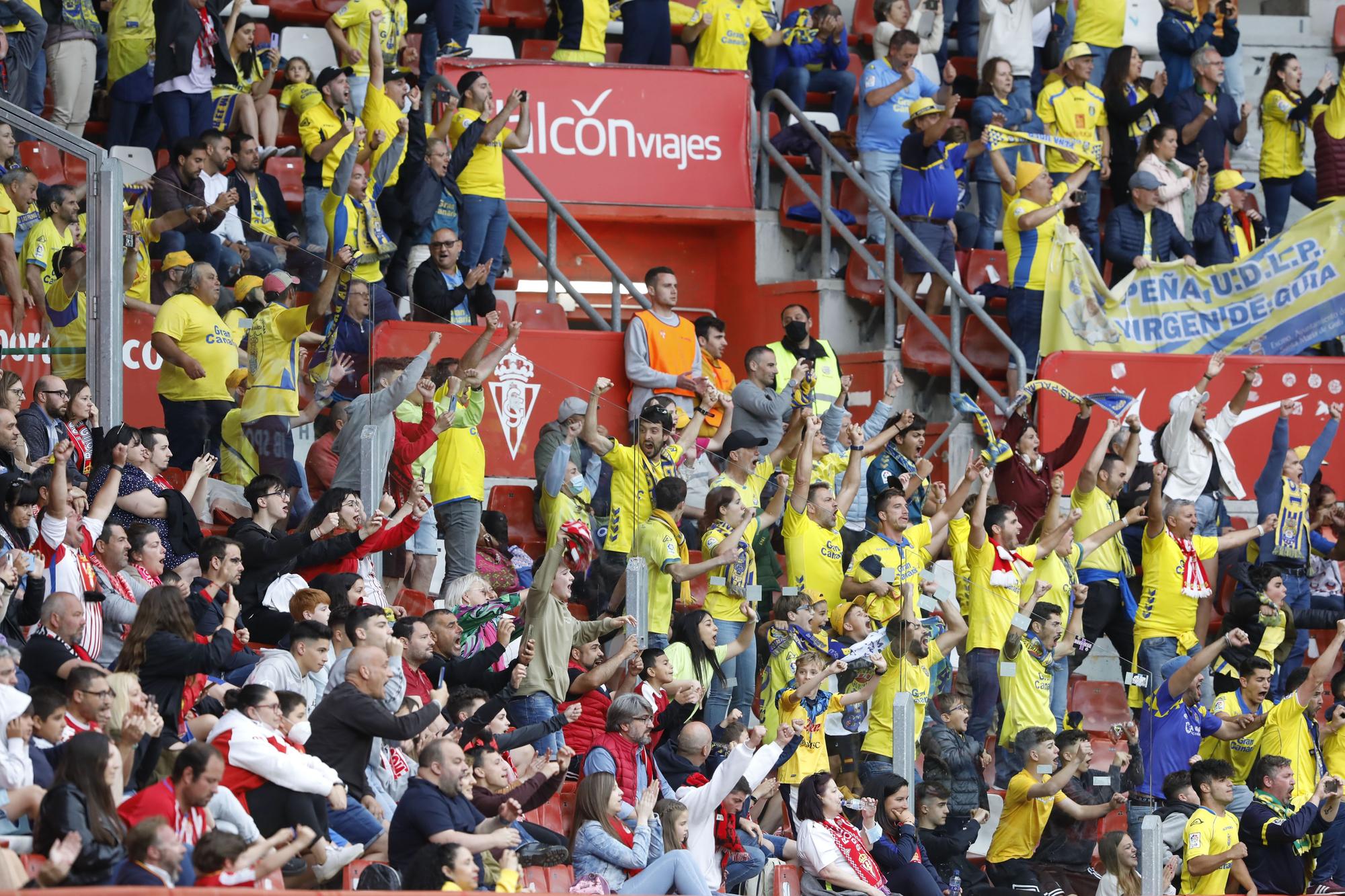 El partido del Sporting ante Las Palmas, en imágenes