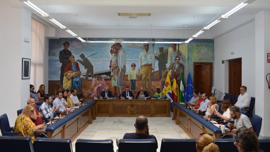 Imagen del pleno celebrado ayer en Rincón.